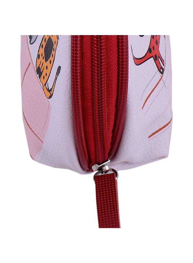 بيج ديزاين حقيبة للمستحضرات التجميلية بطبعة قطط متعدد الألوان - Image 3