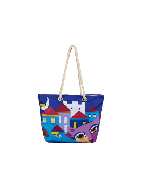 Fashionable Casual Tote Multicolour