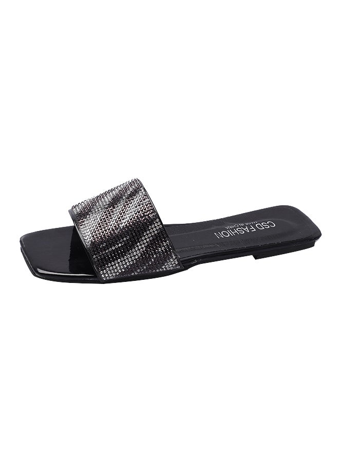 Simple Design Comfortable Flats Black  - Image 1