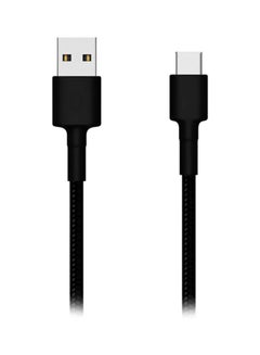 كابل Mi Type-C المضفر باللون الأسود