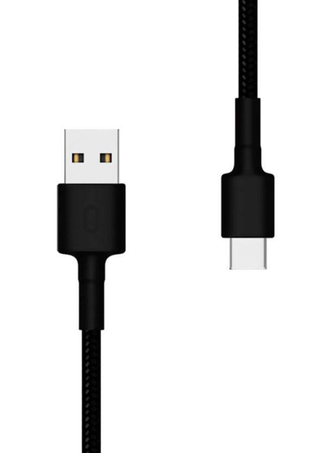 شاومي - كابل Mi Type-C المضفر باللون الأسود - Image 1