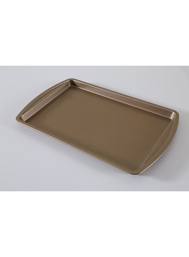 بان هوم  صينية بلانش من النحاس لخبز الكوكيز بني 50 x 31 x 2سم - Image 1