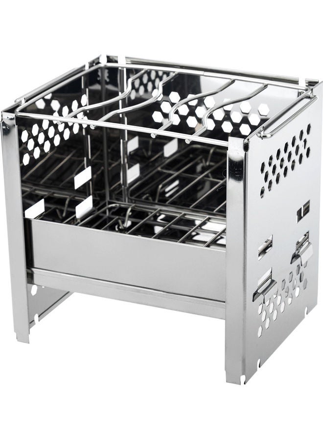 Portable Barbecue Grill Silver  - Image 4
