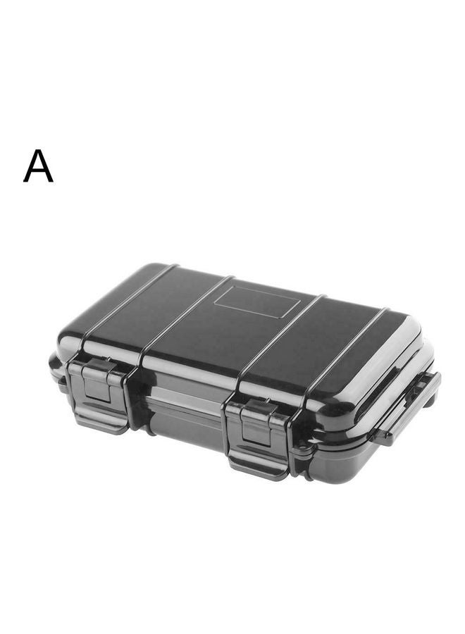 Generic - Portable Shockproof Sealed Waterproof Case Silver/Black - Image 1