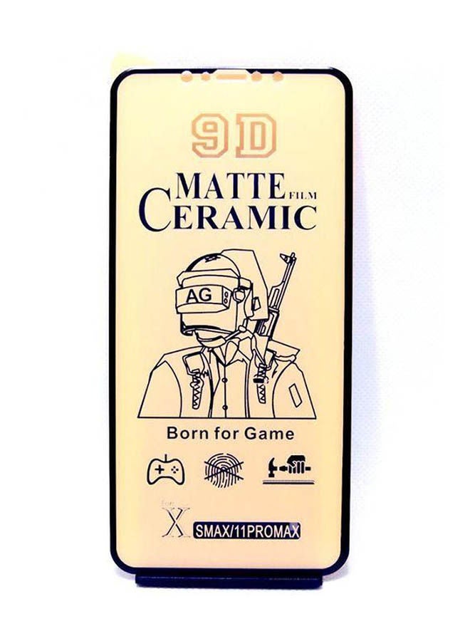 9H Nano Ceramic Soft Screen Protector For Iphone 11 Pro Max / Xs Max Black-Clear - Image 1