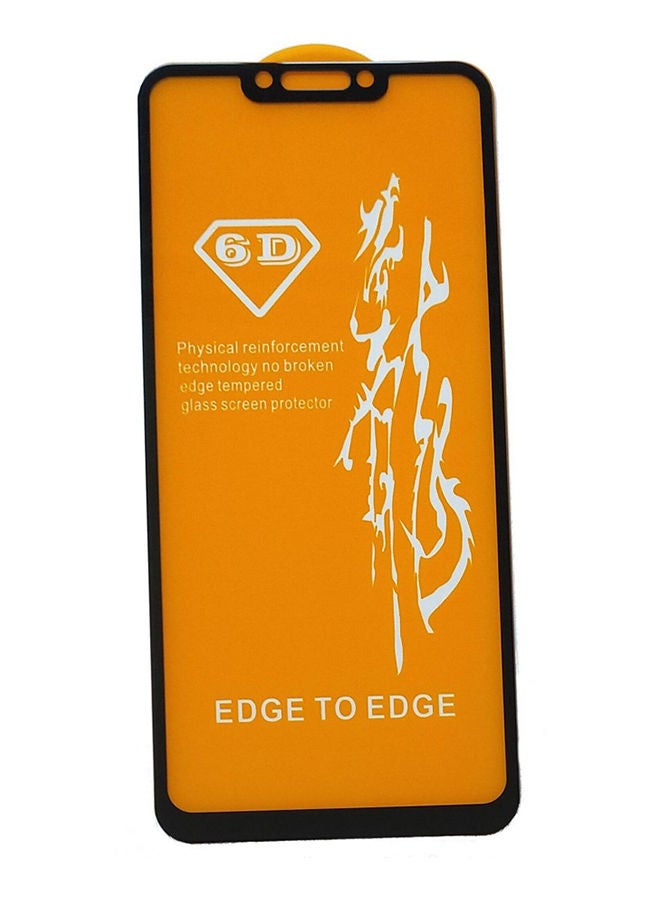 9H 6D Screen Protector Glass Edge To Edge Full Glue For Huawei Mate 20 Lite Black-Clear - Image 1