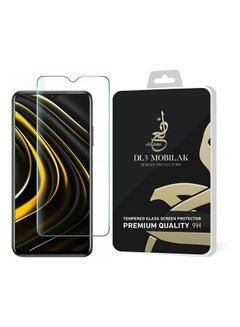 Dl3 موبيلك لاصقة حماية للشاشة من الزجاج المقوى لهاتف شاومي بوكو M3 شفاف  - Image 1