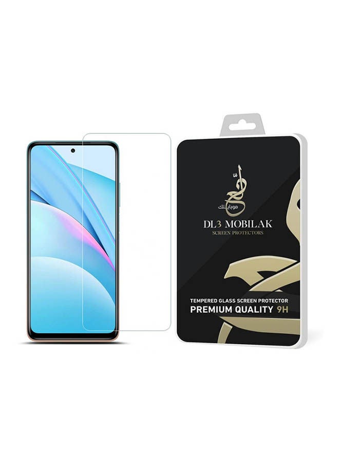Dl3 موبيلك لاصقة حماية للشاشة من الزجاج المقوى لهاتف شاومي مي 10T لايت شفاف  - Image 1