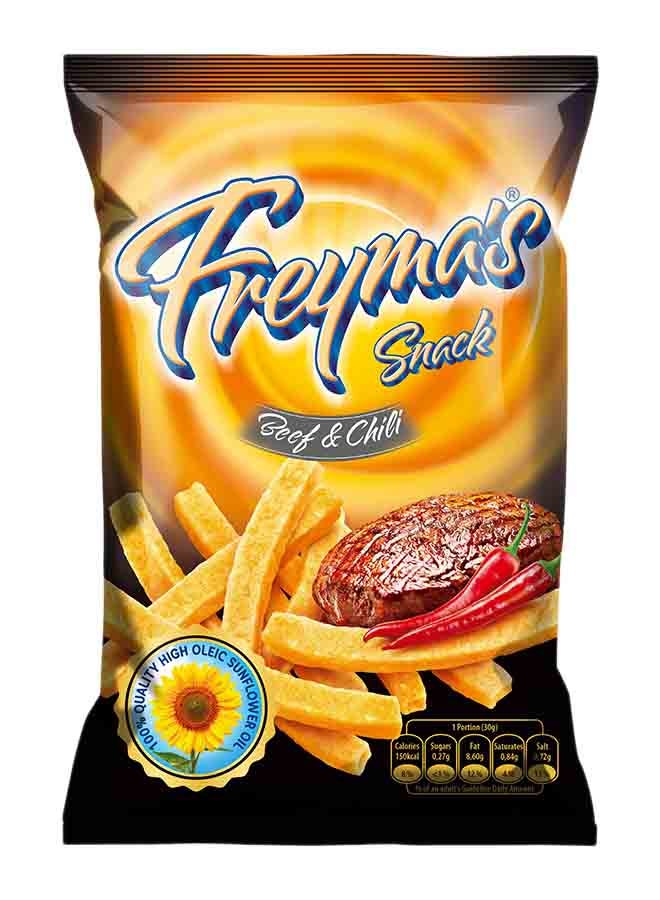 Freyma's Beef And Chili Snacks 75grams 