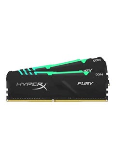 2-Piece Fury DDR4 RAM Black/Blue/Gold