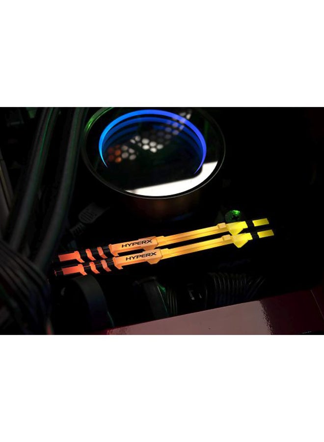 HYPERX - 2-Piece Fury DDR4 RAM Black/Blue/Gold - Image 1