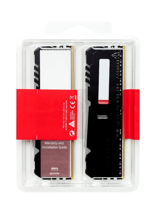 HYPERX - 2-Piece Fury DDR4 RAM Black/Blue/Gold - Image 1