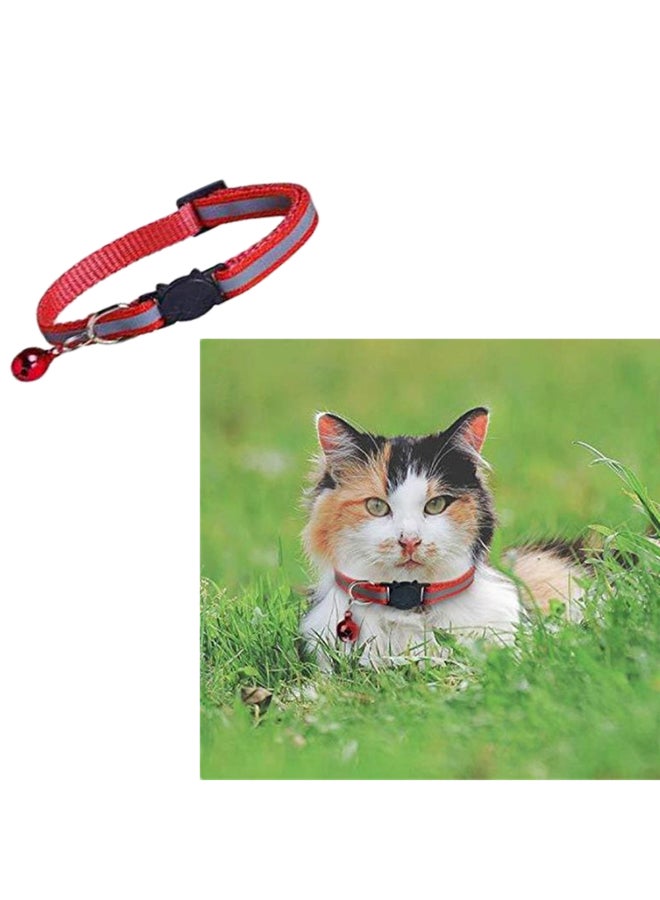 أطواق عاكس للقطط من الثقة أحمر 32سم - Image 2