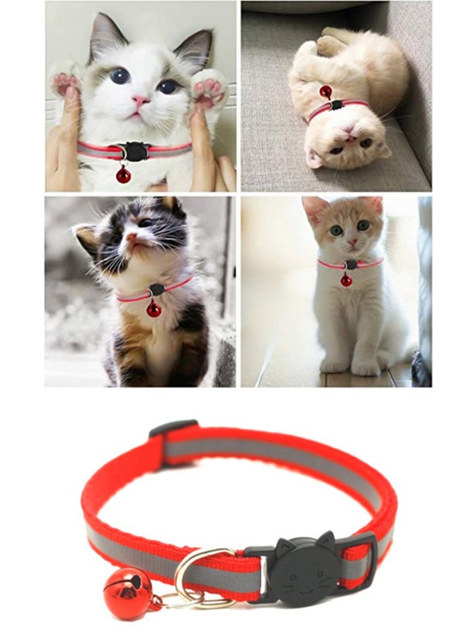 أطواق عاكس للقطط من الثقة أحمر 32سم - Image 3