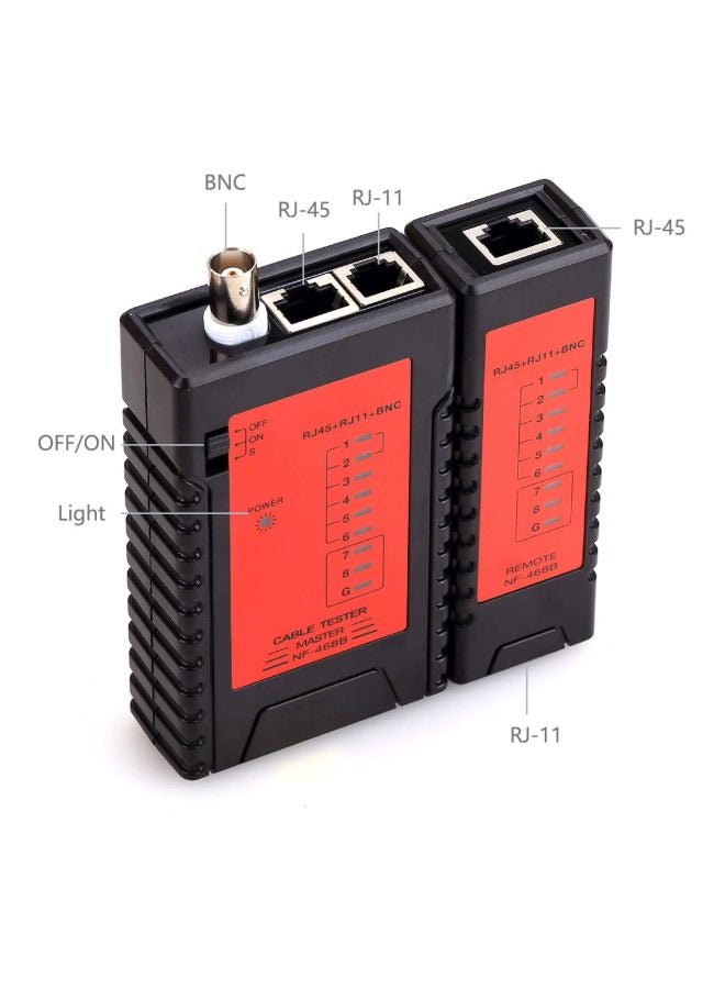 دي لينك فاحص كابل شبكة LAN التوزيعية أسود/أحمر - Image 5