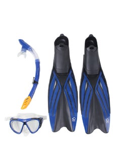 Discovery Snorkel Swimming Scuba Diving Fins With Adults Snorkeling Foot Flippers And Goggles 68x31x11cm  - Image 1