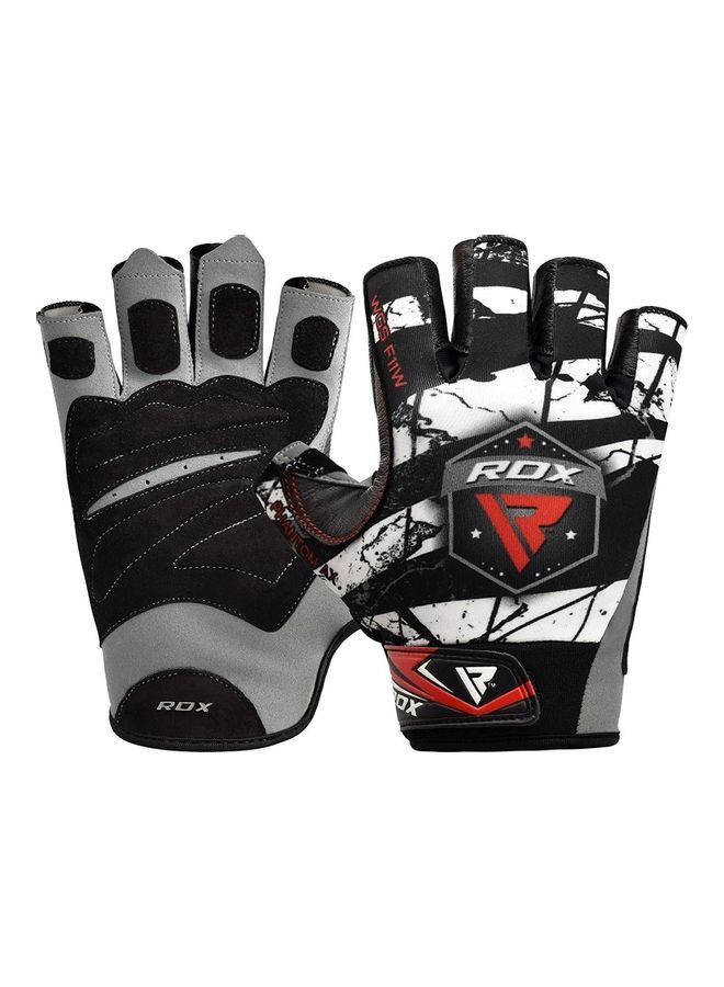 XiuWoo Anti-Slip Weight Lifting Gym Gloves M 