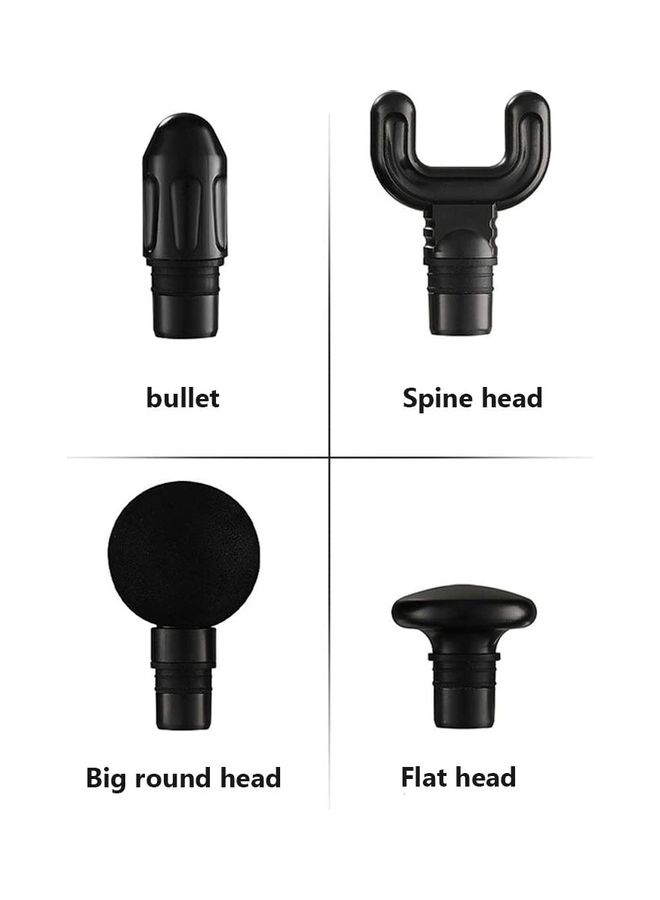 XiuWoo 4 Head USB Rechargeable Mini Massage Gun - Image 3