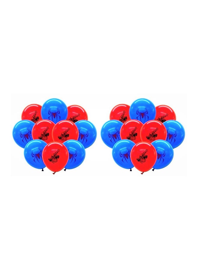 Tamona 20-Piece Spiderman Birthday Balloons