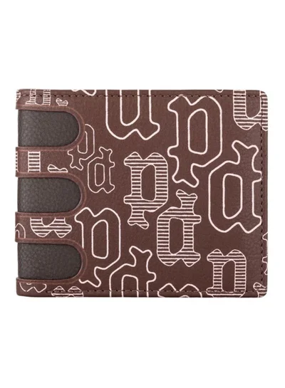 POLICE Police Vogue Leather Wallets for Men - PELGW2000802 Brown/White