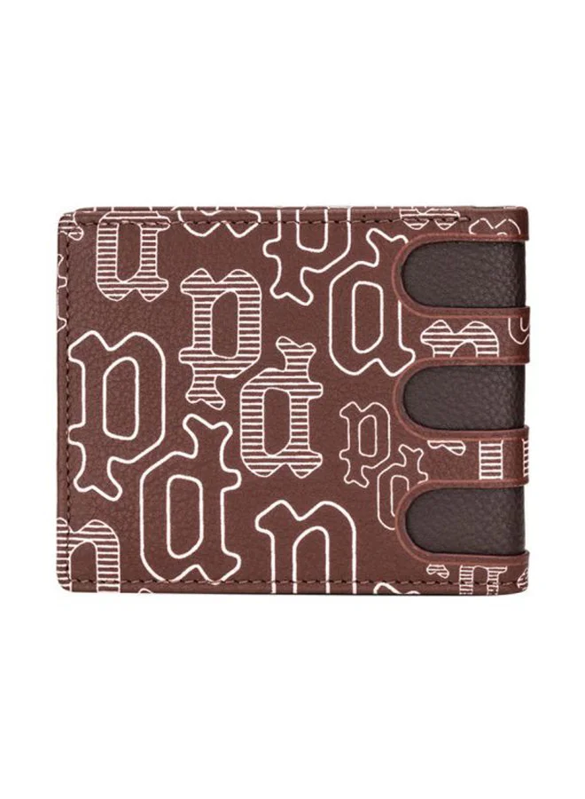 POLICE Police Vogue Leather Wallets for Men - PELGW2000802 Brown/White