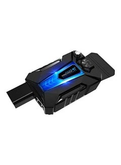 Dubkart Laptop Cooling Fan Radiator With Vacuum Fan Black/Blue  - Image 2