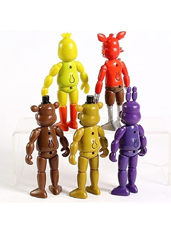 Nong Five Nights at Freddy's Video Game FNAF Action 5 Mini Figures Toys Bonnie Foxy  - Image 2