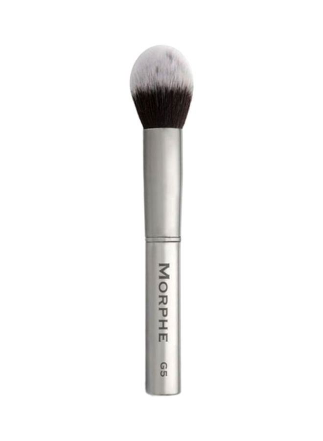 Morphe Face Blush Brush Silver/Black/White