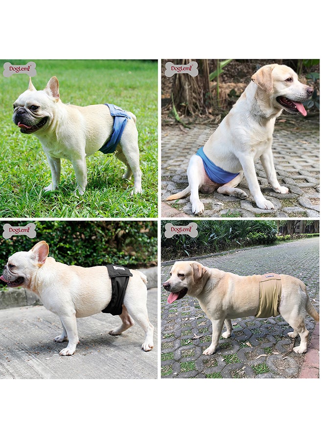 Generic Male Dog Belly Band Pet Diaper Double Xl Blue 25.00x5.00x18.00cm  - Image 5