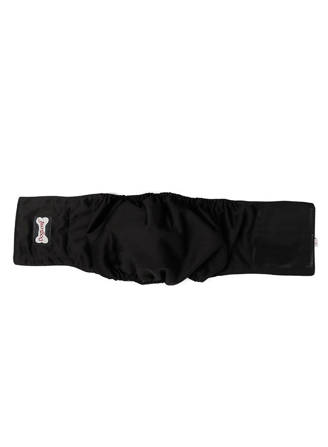 Generic Male Dog Belly Band Pet Diaper S Black 25.00x2.00x18.00cm  - Image 3