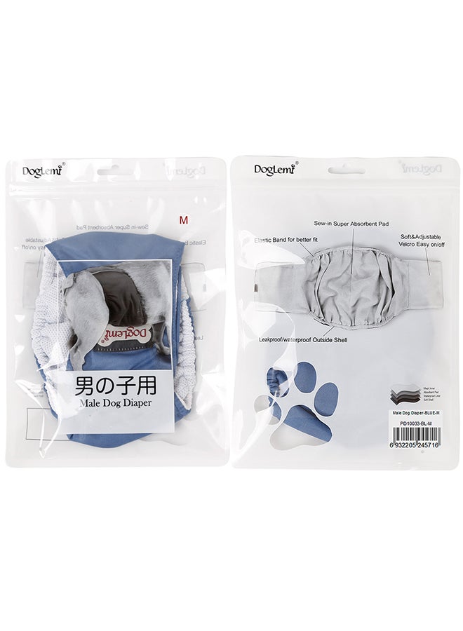 Generic Pet Diaper Toilet Training Dog Physiological Pant S Blue 25.00x2.00x18.00cm  - Image 2