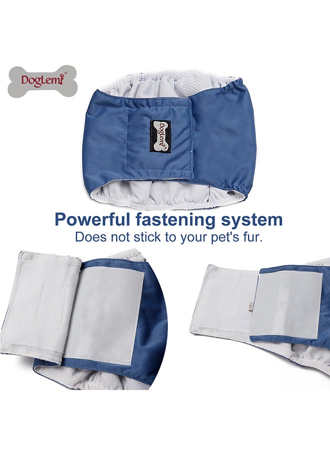 Generic Pet Diaper Toilet Training Dog Physiological Pant Blue 25.00x1.50x18.00cm  - Image 3