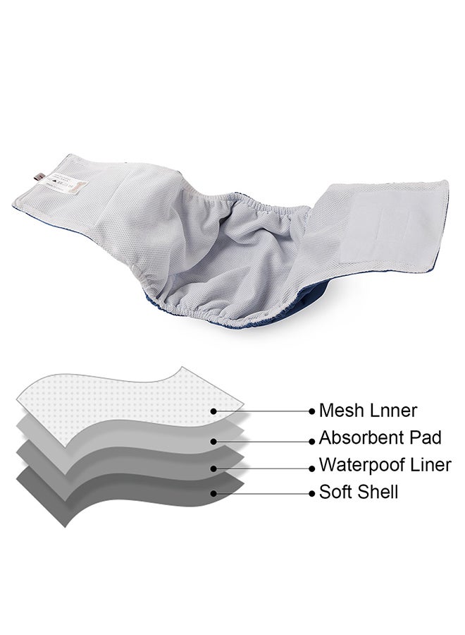 Generic Pet Diaper Toilet Training Dog Physiological Pant Blue 25.00x1.50x18.00cm  - Image 5