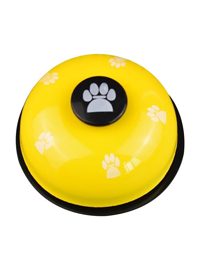 جرس تدريب للحيوانات الأليفة أصفر 10.00x5.00x7.50سم - Image 1