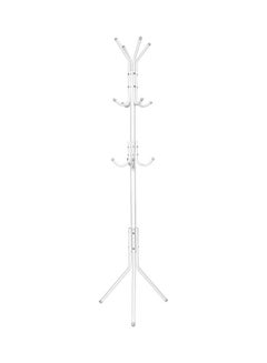 ARTC 12 Hook Coat Rack Stand White 