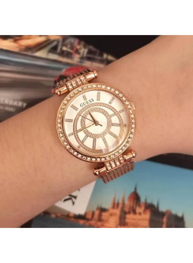 GUESS Women's Analog Watch W1008L3 - 32 mm - Rose Gold  - Image 4