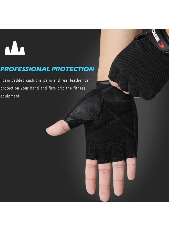 XiuWoo Anti-Slip Weight Lifting Gym Gloves L  - Image 4