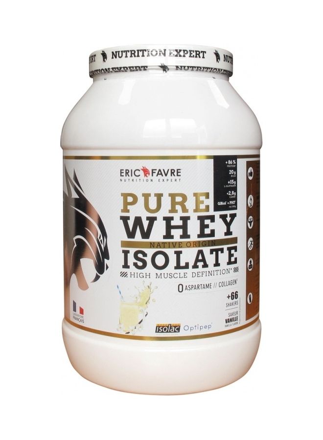 Eric Favre - Pure Whey Protein Native 100% Isolate - Vanilla - Image 1