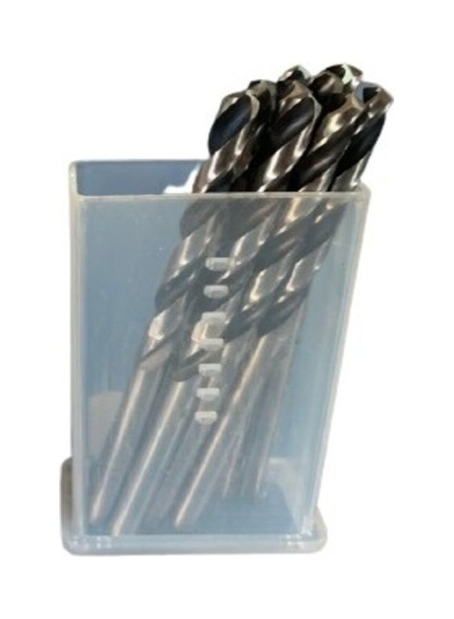 10-Piece HSS-G Straight Shank Drill Bit Set Silver - v1623767916/N48276119A_3