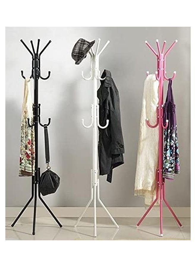 ARTC - 12 Hook Coat Racks Stand Black - Image 1