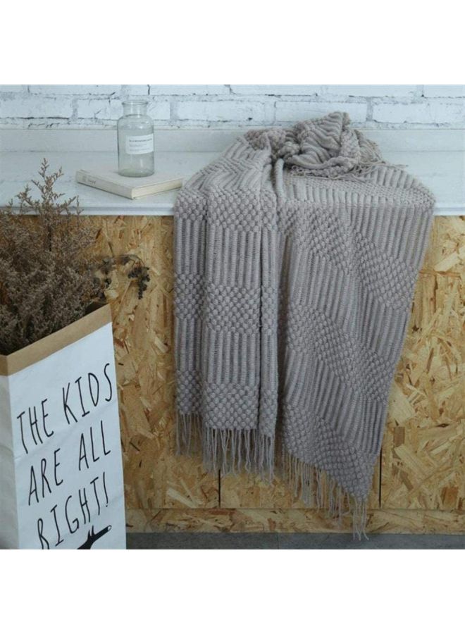 Beauenty Bubble Blanket Wool Grey 130x150cm - Image 1