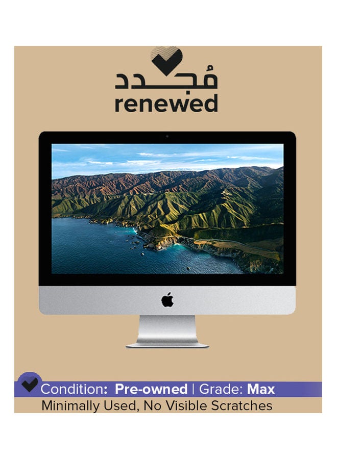 Apple - Renewed - iMac A2116 Desktop With 21.5-Inch Display, Core i5 Processor/8GB RAM/1TB HDD/1536MB Intel Iris Plus Graphics 640 English Silver - Image 1