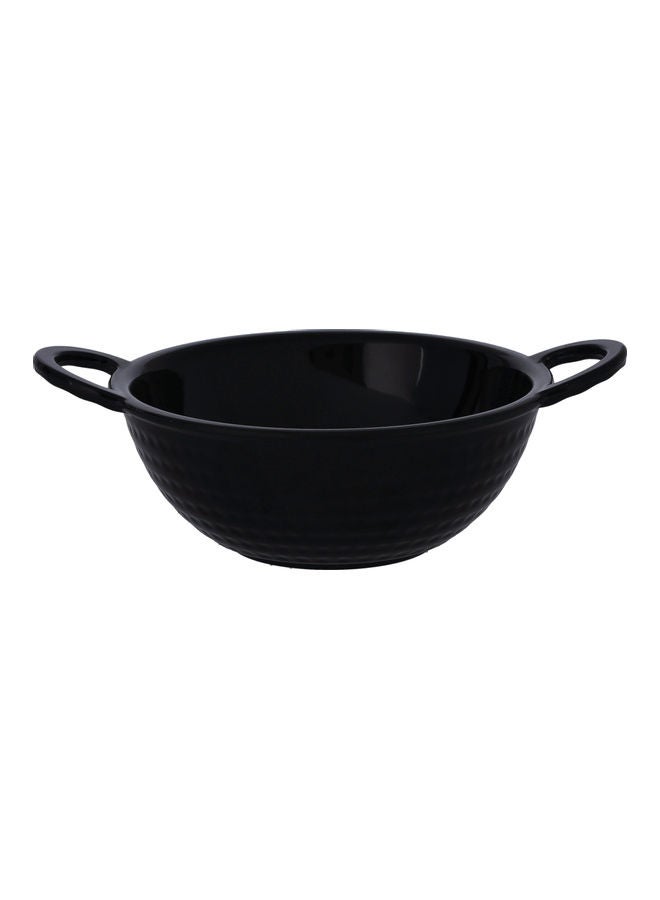 Royalford Melamine Biza Kadhai Black 9inch  - Image 1