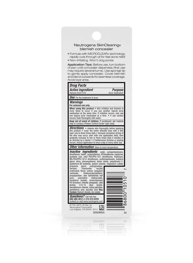 Neutrogena Skin clearing Blemish Concealer Buff 09  - Image 4