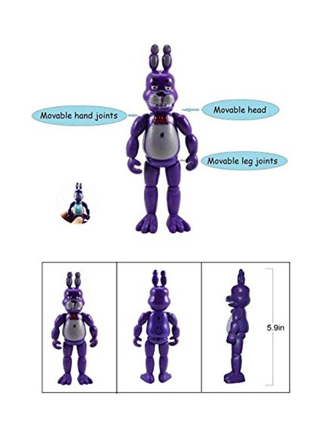 ان اي - مجموعة مجسمات شخصيات الأكشن من لعبة الفيديو "Five Nights At Freddy's" مكونة من 5 قطع - Image 1