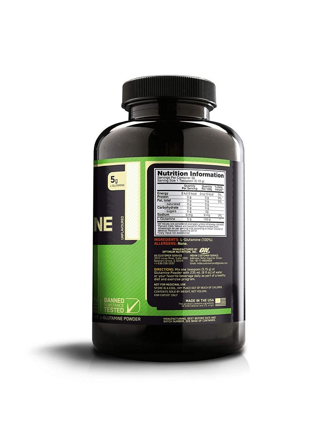 Optimum Nutrition Glutamine Powdered Dietary Supplement  - Image 3