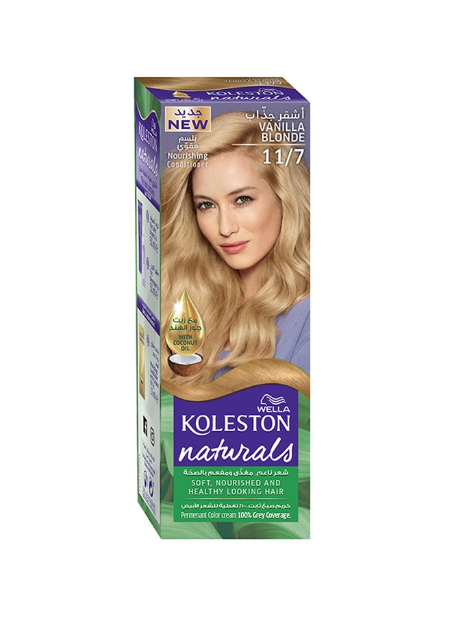 WELLA Koleston Naturals Hair Color 11/7 Vanilla Blonde  - Image 1
