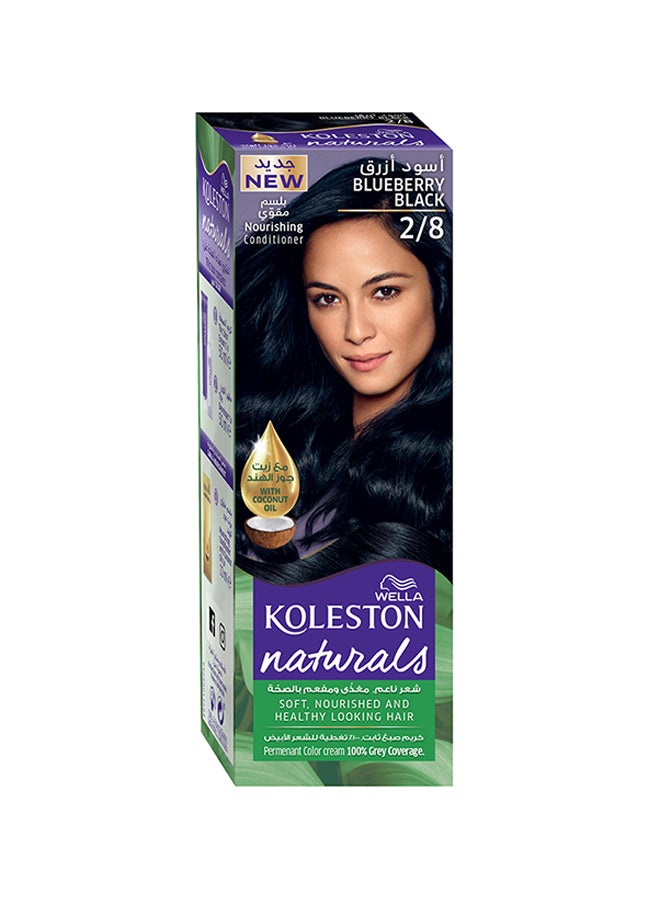 WELLA Koleston Naturals Hair Color Blueberry Black 2/8  - Image 1