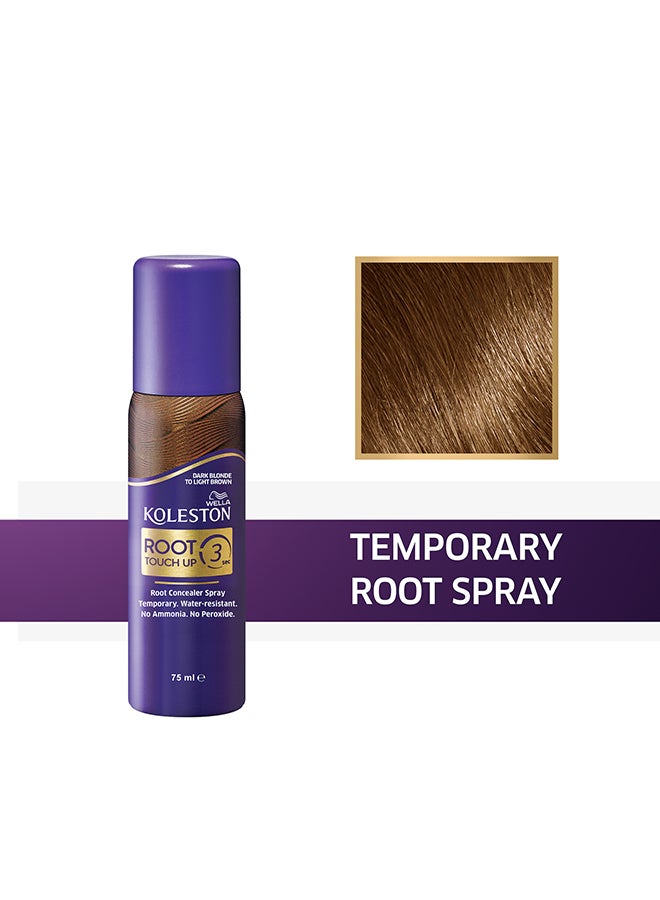 Koleston Root Touch Up Spray Dark Blonde To Light Brown 75ml - v1623775744/N25302266A_2