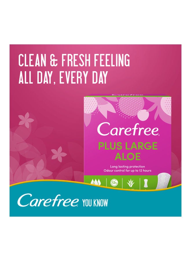 Carefree Pack Of 48 Aloe Panty Liners White L  - Image 2